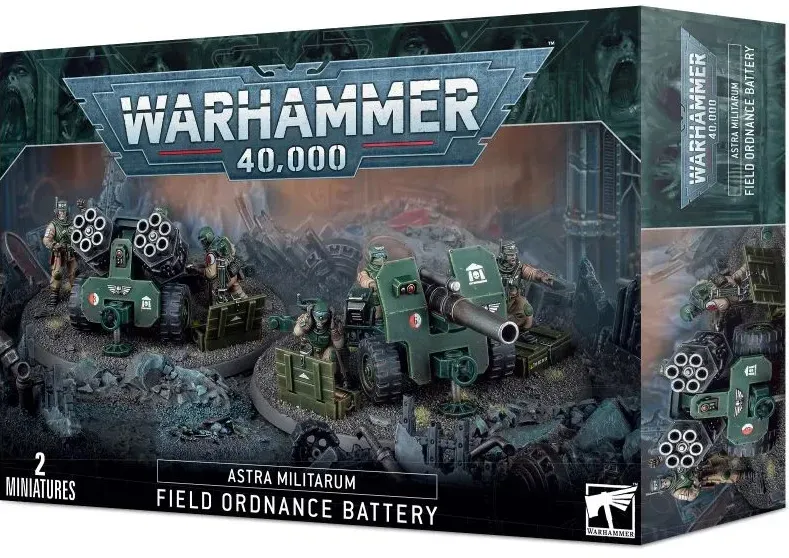 W40k: Astra Militarum - Field Ordnance Battery (2023) (2 Figuren)