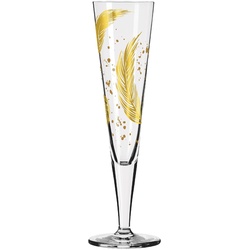 Ritzenhoff Champagnerglas Goldnacht 205 ml Kristall, Kristalloptik Gold