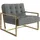 s-style möbel Loungesessel Tampa Samtstoff 0 x 0 x 0 cm Grau