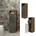 Badschrank 30 x x 30 Nuss/Anthrazit