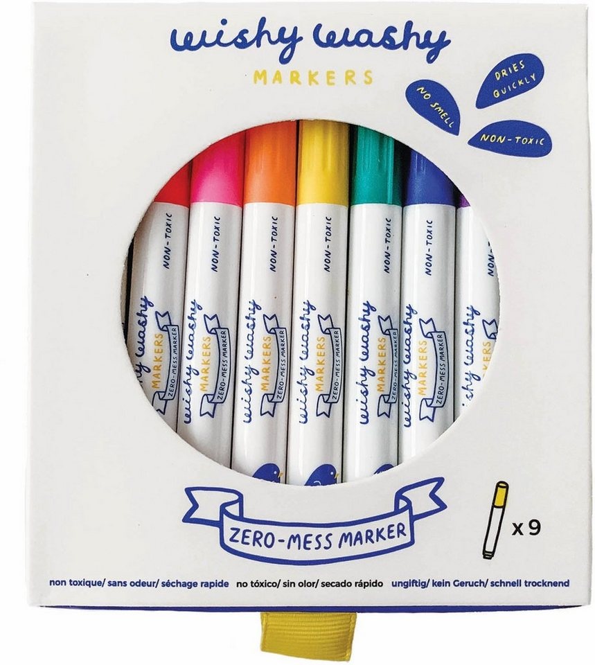 Produktbild Jaq Jaq Bird Kreativset Wishy Washy Malstifte, bunt, (9-tlg) bunt