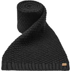 Strickschal CHILLOUTS "Garrick Scarf", Damen, schwarz, Grobstrick, Strick, Kunstfaser, unifarben, casual,klassisch, Modetücher, mit hochwertigem Strickmuster