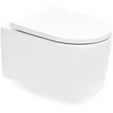 SiKO Tornado Wand-WC mit WC-Sitz Weiß