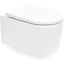 SiKO Tornado Wand-WC mit WC-Sitz Weiß