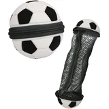 ONLINE USV-Systeme Online Federmäppchen Soccer Zip I Stylische Federtasche für Mädchen & Jungen, ideal für Schule, Uni & Büro I Pencil Case mit praktischem Reißverschluss zur Aufbewahrung von Stiften & Kosmetik