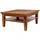 Massivmoebel24 Couchtisch Oxford Braun Akazie 85 x 85 x 45 cm