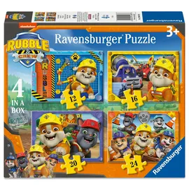 Ravensburger Rubble & Crew 4-Puzzle in Einer Box 12-24 Teile