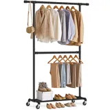 Songmics Garderobenständer HSR62BK Schwarz