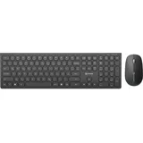 Alogic Echelon Bluetooth Wireless Keyboard (Deutsch) Tastatur + Maus schwarz