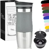 MILU Isolierbecher grau 370,0 ml