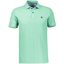 Lerros Poloshirt LERROS "Poloshirt mit COOL & DRY in GROSSEN GRÖSSEN", Herren, Gr. 5XL, mint water, 60% Baumwolle, 40% Polyester, ohne Ausschnitt, Shirts, Übergröße, Feuchtigkeitsregulierend, angenehm kühl, Pflegeleicht