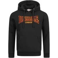 Lonsdale Hooded Classic Ll002 Kapuzenpullover, Schwarz, 3XL