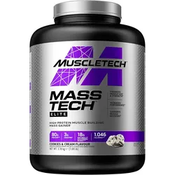 Mass-Tech Elite 3.18kg MuscleTech Gainer EINHEITSFARBE 3.18 kg