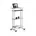 PC-Tisch mit grau 68 0 53 0 126 0 cm