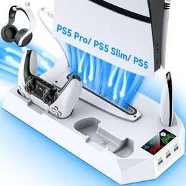 tokluck PS5/PS5 Pro Controller Ständer Weiß PlayStation 5