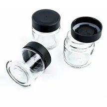 silwy Feinkost-Magnetgläser BLACK & CLASSY 125 ml