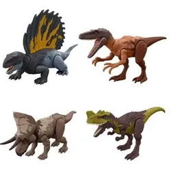 MATTEL HLN63 Jurassic World Strike Attack (Dino Trackers), Figur inkl. AR Track-Code