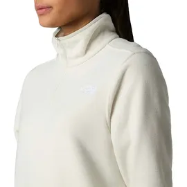 The North Face Glacier Fleece Mit Halbem Reißverschluss - White Dune - S