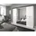 inn.furn Stauraumschrank 30 x 193 cm Weiß