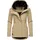 Ragwear Damen Sotfshelljacke Übergangsjacke mit Teddyfleece-Kapuze Yba Intl Taupe24 Gr. XL - XL