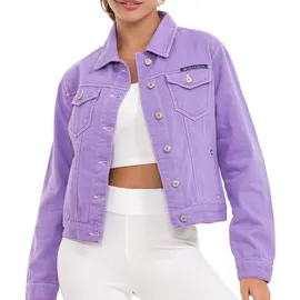 Cipo & Baxx Jeansjacke in Lilac | Gr.: XL