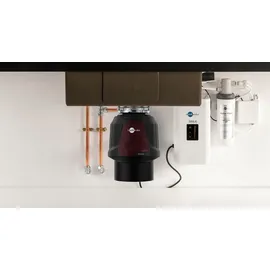 Insinkerator Premium 700 EC Küchenabfallzerkleinerer - Küchenabfallentsorger mit 0,75 PS starkem Induktionsmotor & Luftschalter