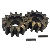 perfektGarten 2X Antriebsritzel 13 Zähne +2X Stift für Fuxtec RM Rasenmäher 70300170 70300180