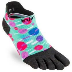 Injinji Damen Spectrum Run Lightweight No-Show bunt