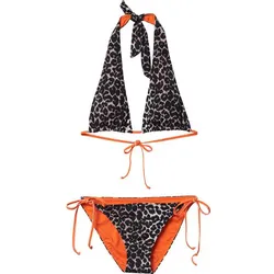 DELICATELOVE Damen Bikini Neckholder Bikini Set, BAGUETTE, L