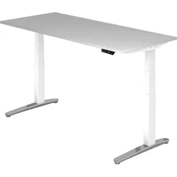 bümö elektrisch höhenverstellbarer Schreibtisch 180x80 cm mit Memory-Steuerung - Design Schreibtisch höhenverstellbar elektrisch, elektrischer