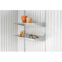 Biohort Regalböden 43,5 x 72 cm 2er Set Silber
