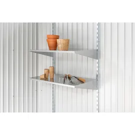 Biohort Regalböden 43,5 x 72 cm 2er Set Silber