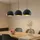 LINDBY Tarjei 1 LED schwarz/gold