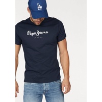 Pepe Jeans Herren Eggo Long T-Shirt, 595marineblau, L (52/54), marine, , 58172108-L