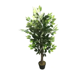 LEX künstliche Pflanze Ficus 378 Blätter ca. 115 cm