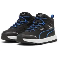 Puma Evolve Trail PS Sneaker, Black-Hyperlink Blue, 34.5 EU