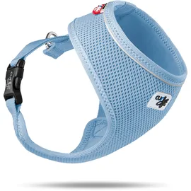 Curli Basic Harness Hundehalsband Skyblue S