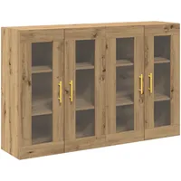 vidaXL Wandschränke 2 Stk. Artisan Eiche 69,5x34x90 cm