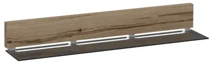 Voglauer Wandbord Valpin mit Glasablage