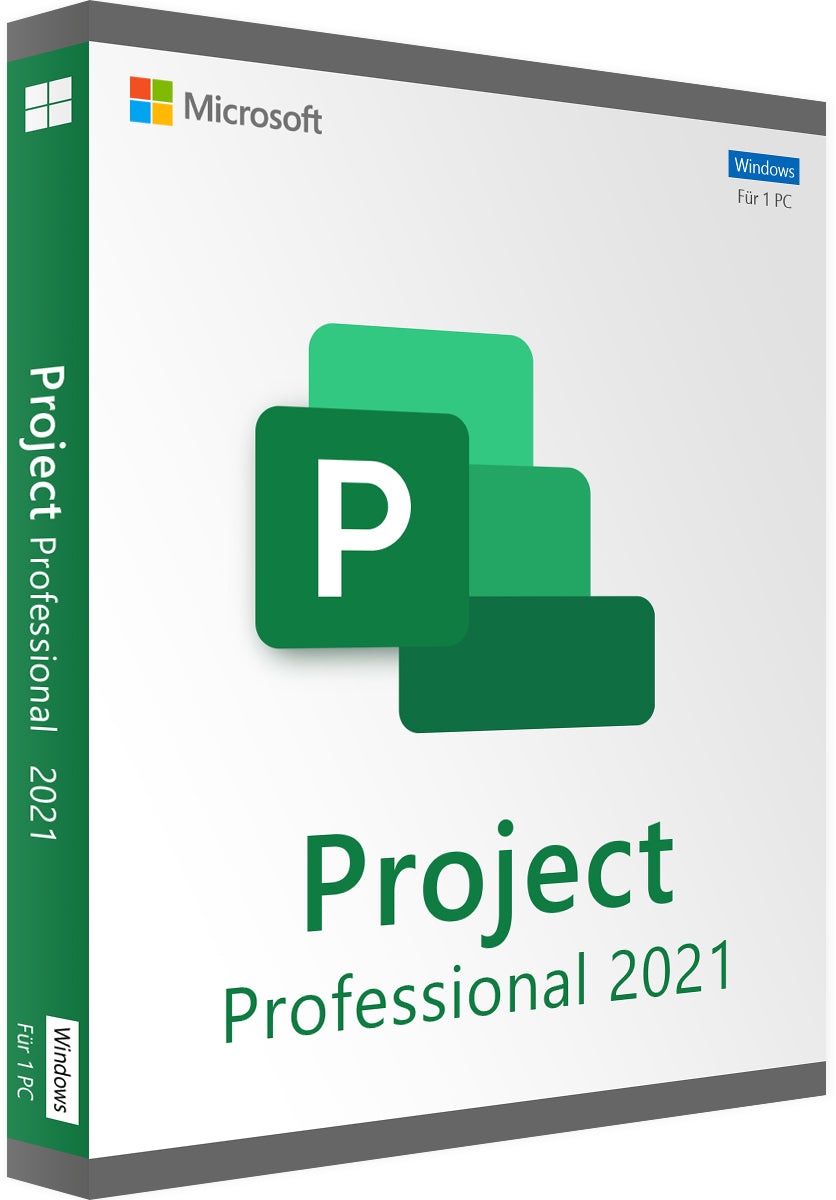 Project 2021 Professional - Produktschlüssel - Sofort-Download - Vollversion - Deutsch