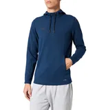 Kapuzensweat Basics marine meliert 38