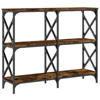 VidaXL Konsolentisch Räuchereiche 100x28x80,5 cm Holzwerkstoff