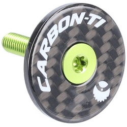 CARBON-TI Aheadkappe X-Cap Carbon | giftgrün