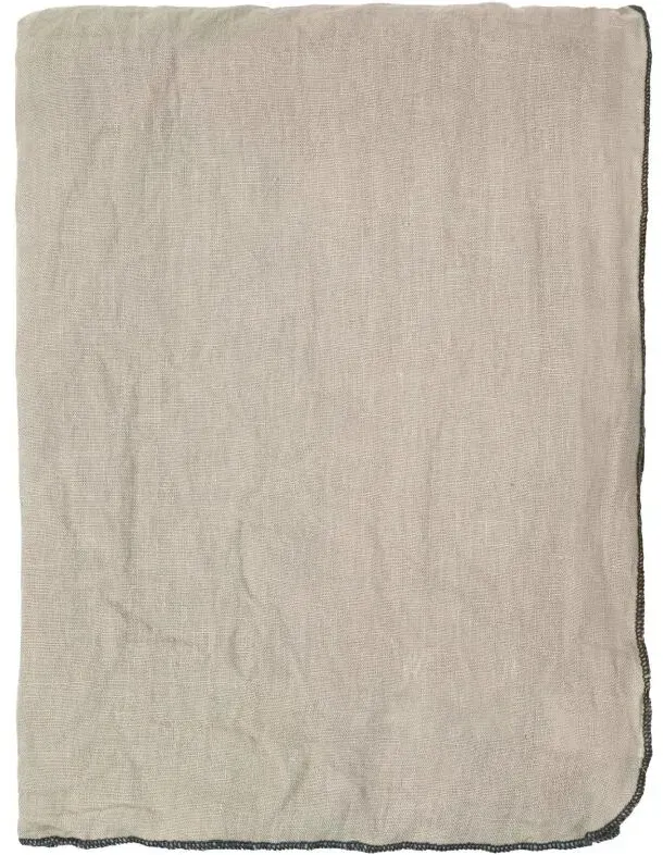 Broste Copenhagen Gracie Tischtuch Leinen 160 cm x 300 cm Taupe Warm Grey