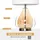 Homcom Tischlampen Bernstein 2 St.