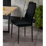 OTTO home Esszimmerstuhl Remus (Set, 4 St), im 1er,2er und 4er Set erhältlich, unterschiedliche Bezugsqualitäten schwarz