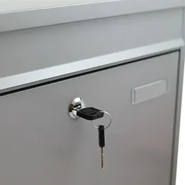BITUXX Briefkasten Grau