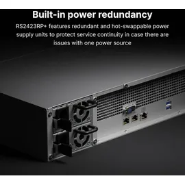 Synology RackStation RS2423+ Leergehäuse Schwarz/Grau