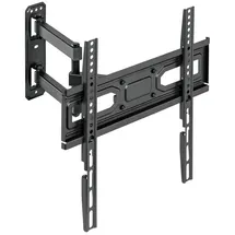 Maclean Brackets TV Wandhalterung Montagezubehör Montageanleitung Schwarz 33-70" Flach & Curved OLED QLED LCD LED Plasma Fernseher, Universal TV Halterung, max Vesa 400x400, Neigbar von +3° bis 70 Zoll
