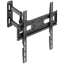 Maclean Brackets TV Wandhalterung Montagezubehör Montageanleitung Schwarz 33-70" Flach & Curved OLED QLED LCD LED Plasma Fernseher, Universal TV Halterung, max Vesa 400x400, Neigbar von +3° bis 70 Zoll